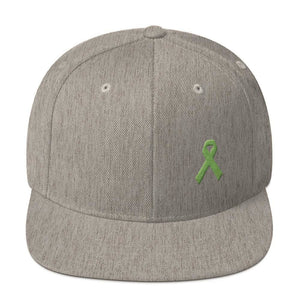 Lymphoma Awareness Snapback Hat - One-size / Heather Grey - Hats