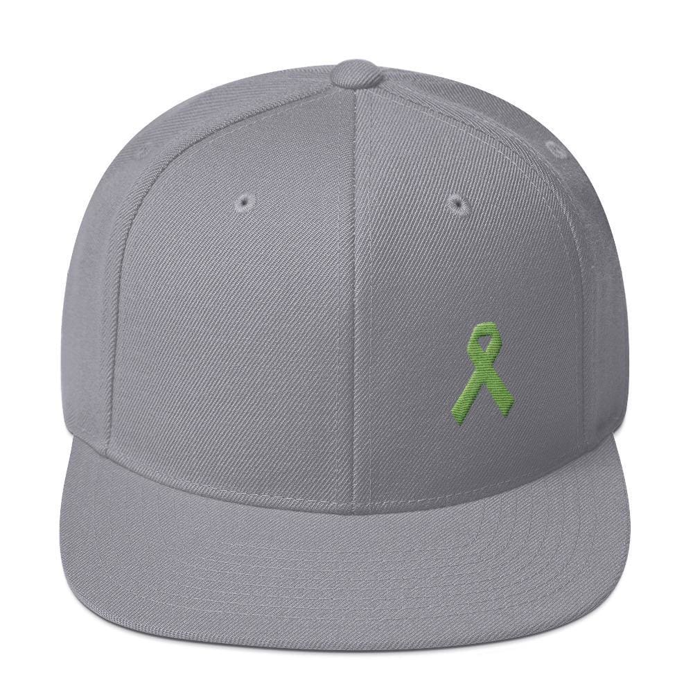 Lymphoma Awareness Snapback Hat - One-size / Silver - Hats