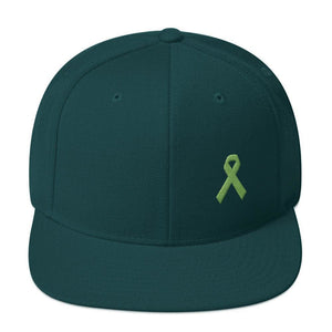 Lymphoma Awareness Snapback Hat - One-size / Spruce - Hats