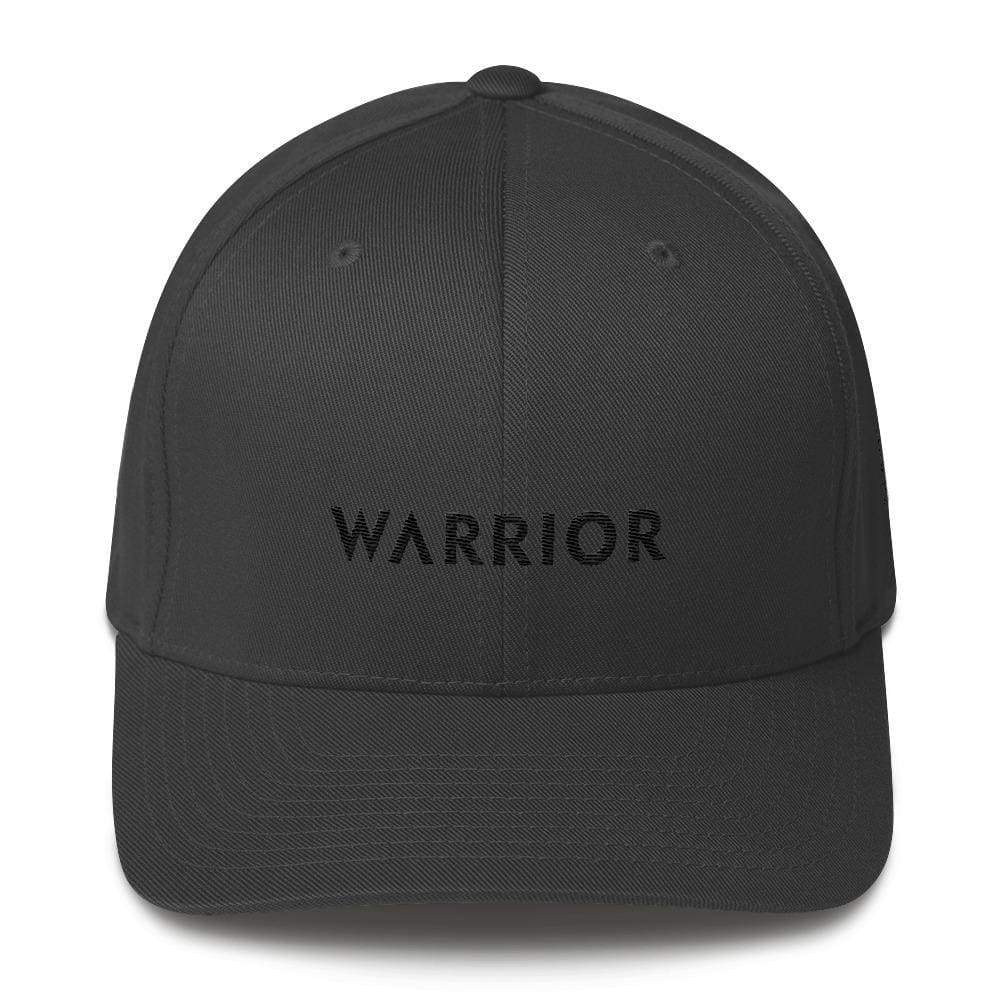 
            
                Load image into Gallery viewer, Melanoma And Skin Cancer Awareness Twill Flexfit Fitted Hat - Warrior &amp;amp; Black Ribbon - S/m / Dark Grey - Hats
            
        