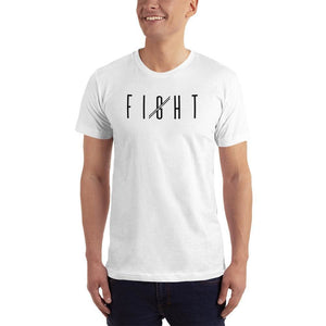 Mens Fight T-Shirt - XS / White - T-Shirts