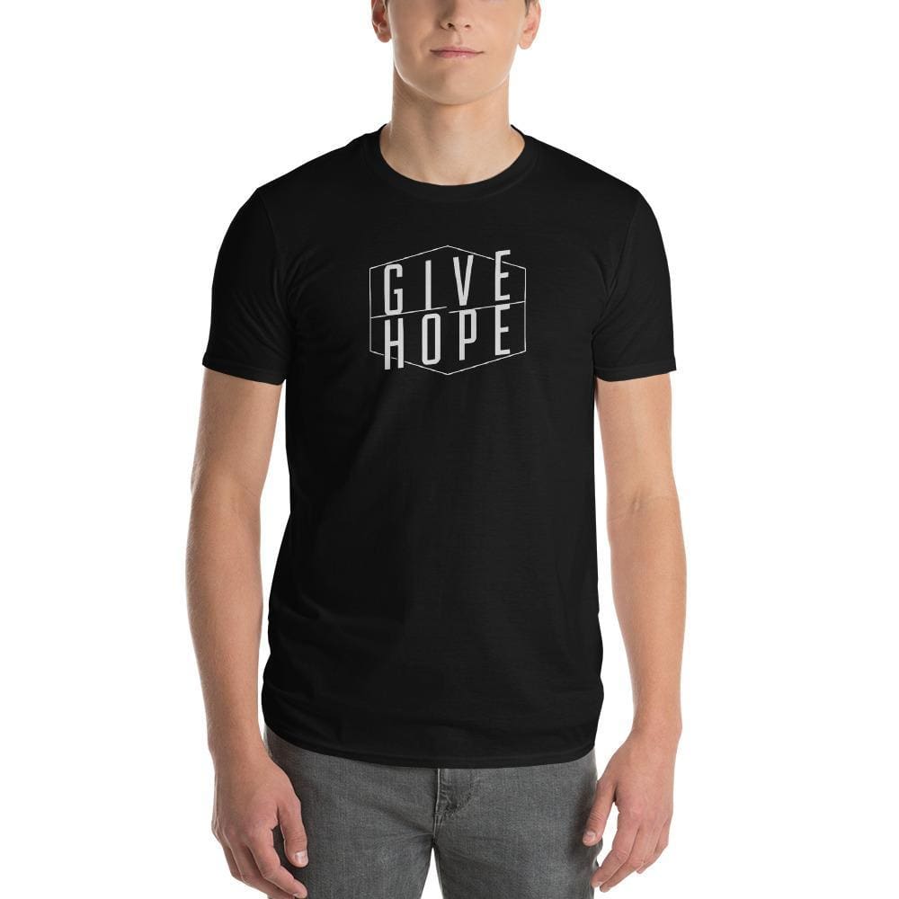 
            
                Load image into Gallery viewer, Mens Give Hope T-Shirt - S / Black - T-Shirts
            
        