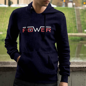 Mens Power Hooded Sweatshirt - Sweatshirts