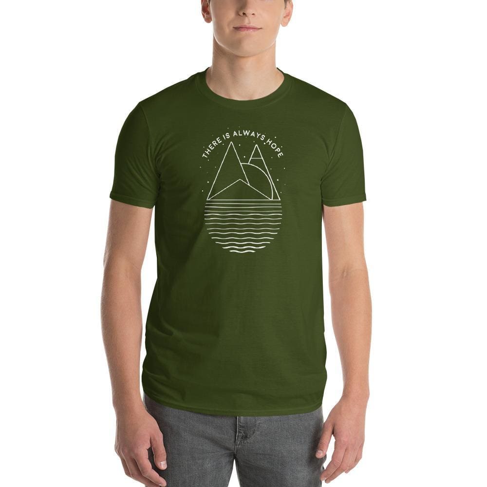 Mens There is Always Hope T-Shirt - S / City Green - T-Shirts