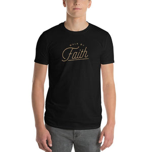 Mens Walk by Faith Christian T-Shirt - S / Black - T-Shirts
