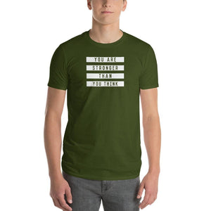 Mens You are Stronger than You Think T-Shirt - S / City Green - T-Shirts