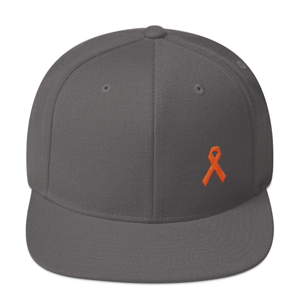 MS Awareness Flat Brim Snapback Hat