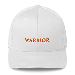 Ms Awareness Hat With Warrior & Orange Ribbon On The Side - S/m / White - Hats