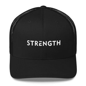 
            
                Load image into Gallery viewer, Strength Snapback Trucker Hat - One-size / Black - Hats
            
        