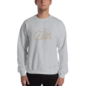 Walk by Faith Christian Sweatshirt - S / Sport Grey - Sweatshirts