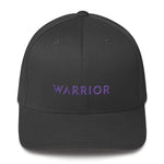 Warrior & Purple Ribbon Twill Flexfit Fitted Hat