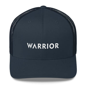 
            
                Load image into Gallery viewer, Warrior Snapback Trucker Hat - One-size / Navy - Hats
            
        