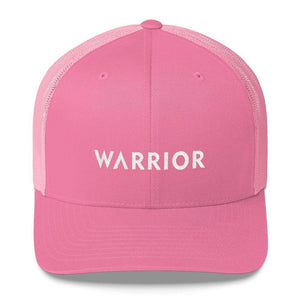 
            
                Load image into Gallery viewer, Warrior Snapback Trucker Hat - One-size / Pink - Hats
            
        