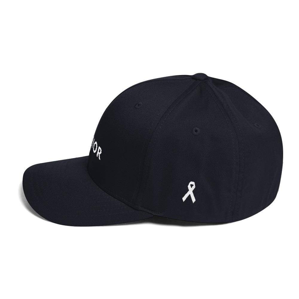 Warrior & White Ribbon Flexfit Fitted Fitted Hat - Hats