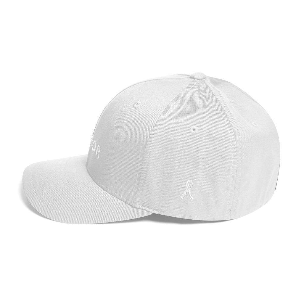 Warrior & White Ribbon Flexfit Fitted Fitted Hat - Hats