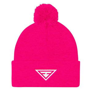 
            
                Load image into Gallery viewer, Womens Hero Pom Pom Knit Beanie - One-Size / Neon Pink - Hats
            
        