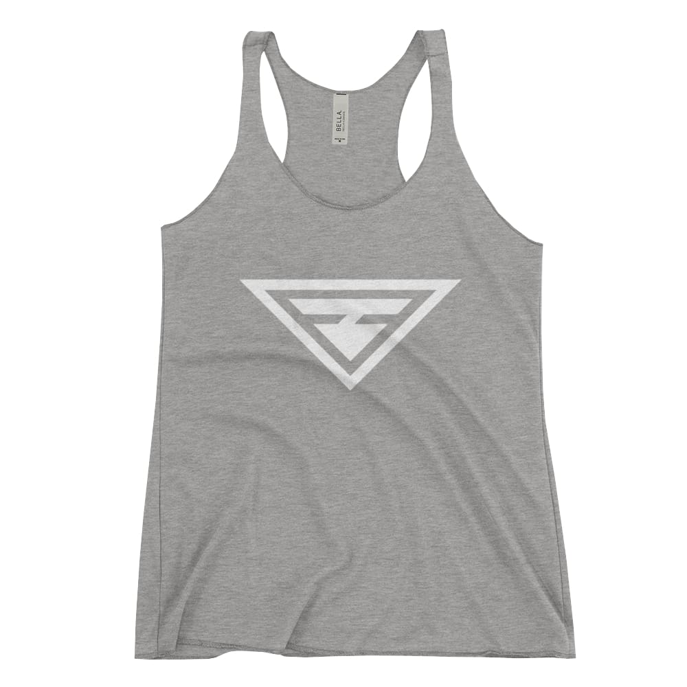Womens Hero Racerback Tank Top - S / Grey - Tank Tops