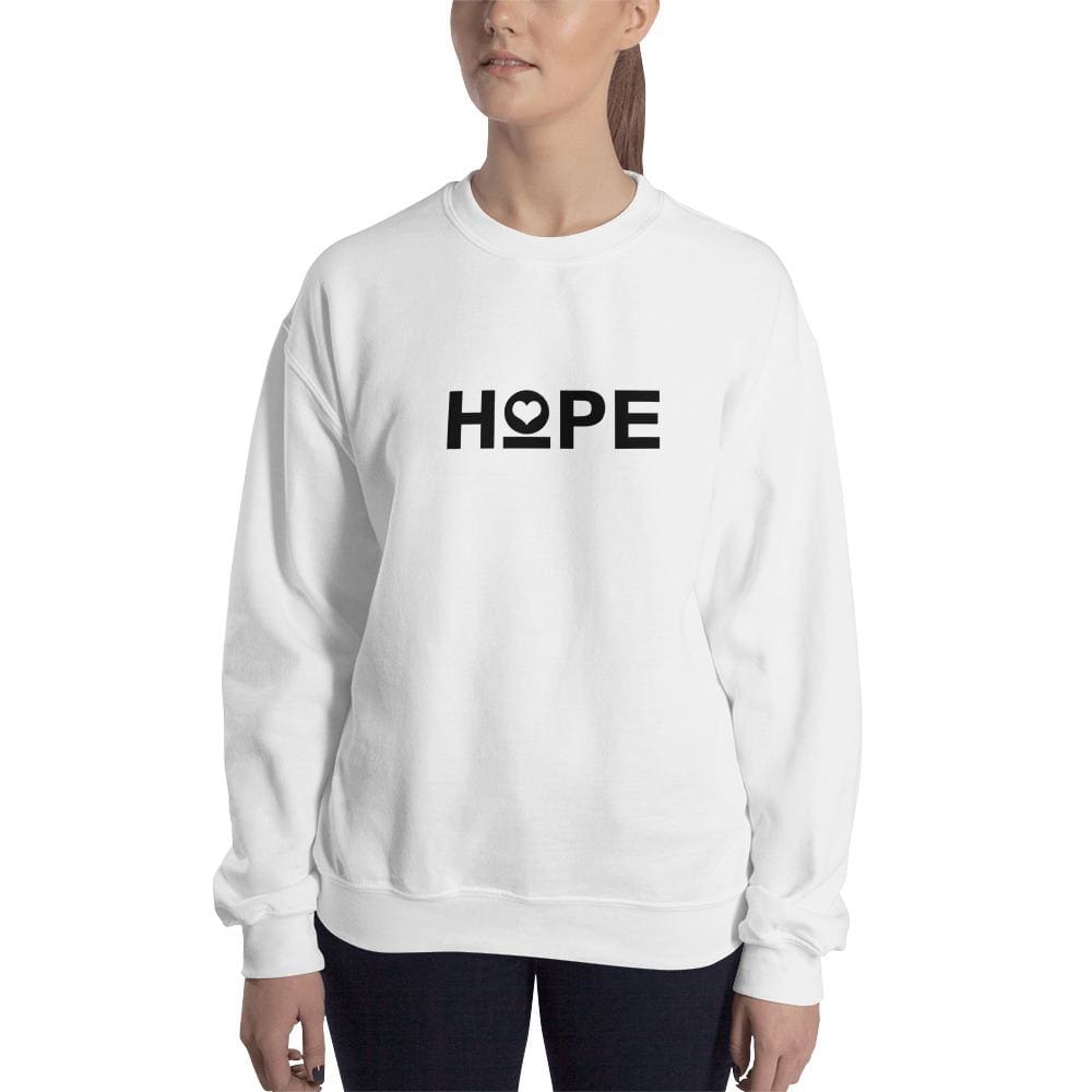 Womens Hope Crewneck Sweatshirt - S / White - Sweatshirts