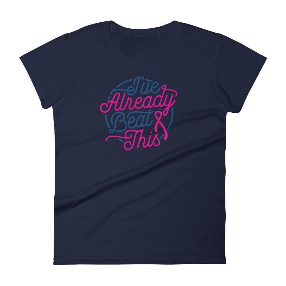 Womens Ive Already Beat This T-Shirt - S / Navy - T-Shirts