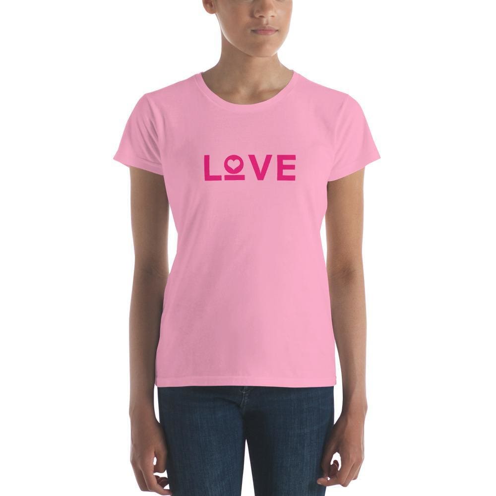 Womens Love T-Shirt - S / CharityPink - T-Shirts
