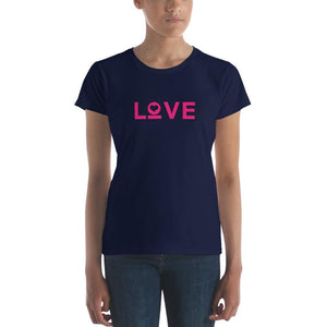 Womens Love T-Shirt - S / Navy - T-Shirts